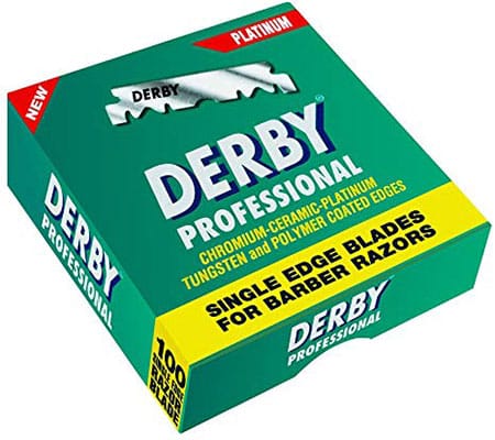 Lame Rasoir Pré Decoupée 100 Pcs Derby Professional