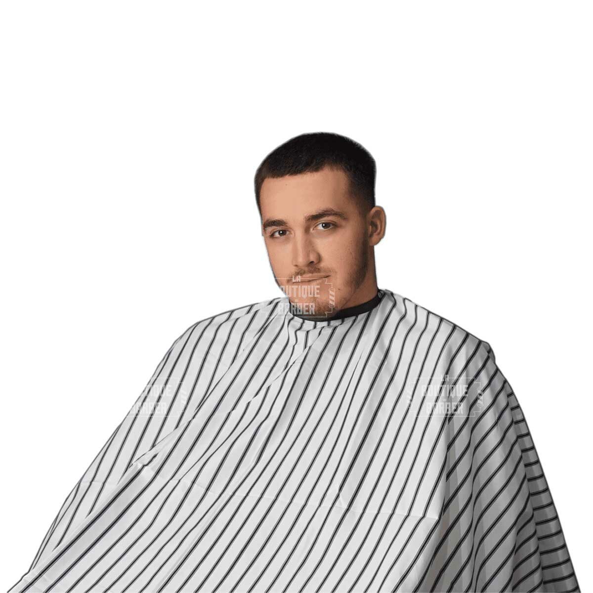 Cape Barber / Coiffeur à Rayures