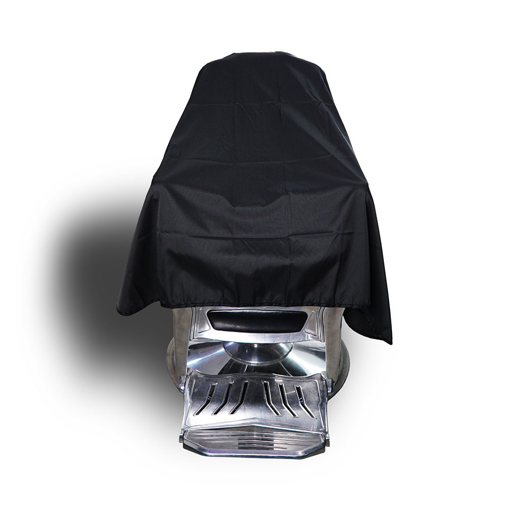 Cape noire rayure blanche