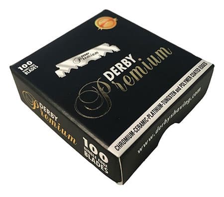 Lames Rasoir Pré Decoupée 100 Pcs Derby Premium